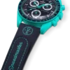 MoonSwatch donkerblauw/turkoois rubber MoonSwatch donkerblauw/turkoois rubber