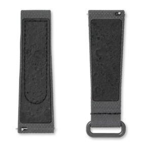 MoonSwatch donkergrijs/zwart rubber