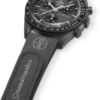 MoonSwatch donkergrijs/zwart rubber MoonSwatch donkergrijs/zwart rubber