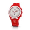 MoonSwatch rood/wit rubber MoonSwatch rood/wit rubber