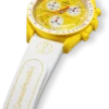 MoonSwatch wit/geel rubber MoonSwatch wit/geel rubber