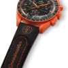 MoonSwatch zwart/oranje rubber MoonSwatch zwart/oranje rubber