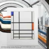 Rood, blauw en wit, door Piet Mondriaan Rood, blauw en wit, door Piet Mondriaan