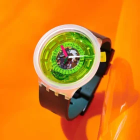 Swatch verblind door Neon