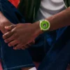Swatch verblind door Neon Swatch verblind door Neon